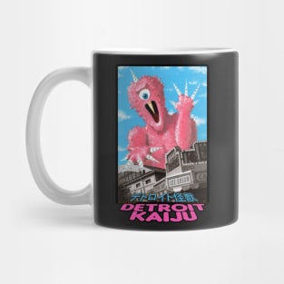 Mushiba at the State Fair! - Pete Coe's Detroit Kaiju series Mug